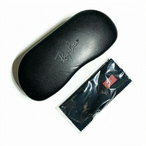Ray-ban sunglasses case with polishing cloth